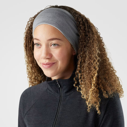 Smartwool - Thermal Merino Reversible Headband - Light Gray Color Shift