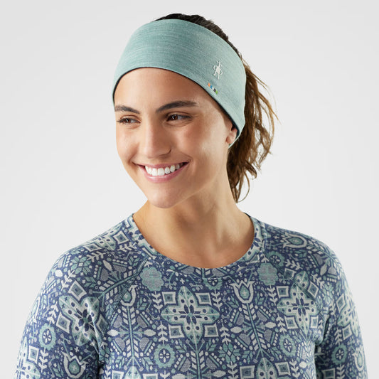 Smartwool - Thermal Merino Reversible Headband - Arctic Green-Twilight Blue