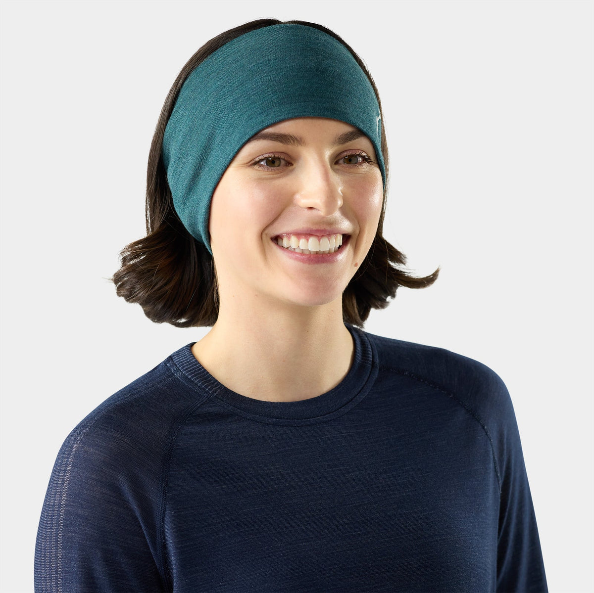 Smartwool - Thermal Merino Reversible Headband - Unisex - Dark Teal Heather