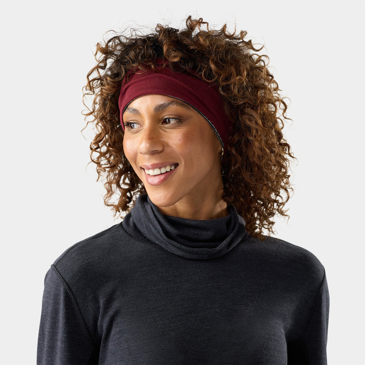 Smartwool - Thermal Merino Reversible Headband - Unisex - Black Fair Isle Fun
