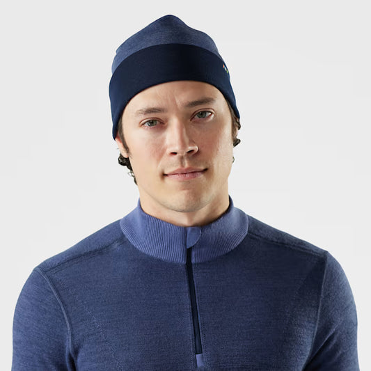 Smartwool - Thermal Merino Reversible Cuffed Beanie - Nightfall Blue-Deep Navy