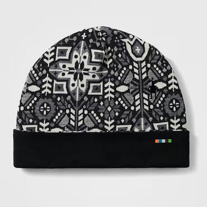 Smartwool - Thermal Merino Reversible Cuffed Beanie - Black Deco Floral