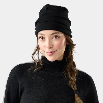 Smartwool - Thermal Merino Reversible Cuffed Beanie - Black Fair Isle Fun