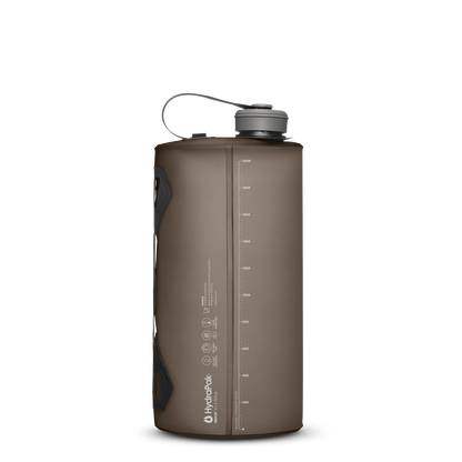 Hydrapak - Seeker 2L Soft Bottle - Mammoth Grey