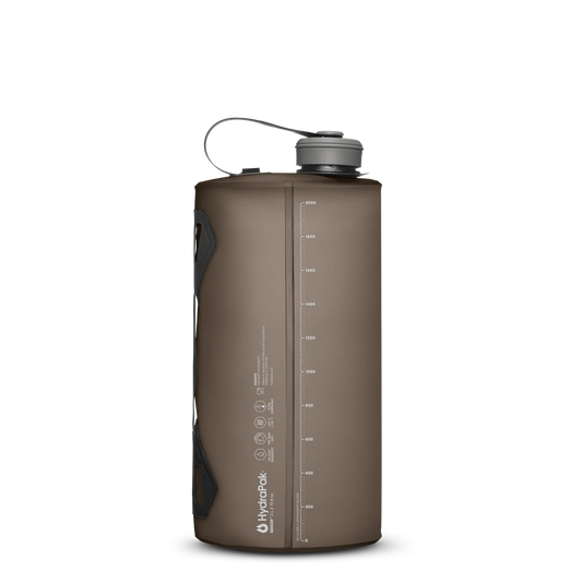Hydrapak - Seeker 2L Soft Bottle - Mammoth Grey