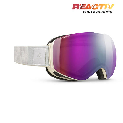Julbo - Shadow Goggle - White; REACTIV 0 4 High Contrast