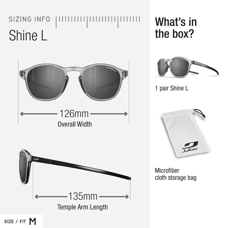 Julbo - Shine L - Gray/Black Spectron 3 Polarized HD