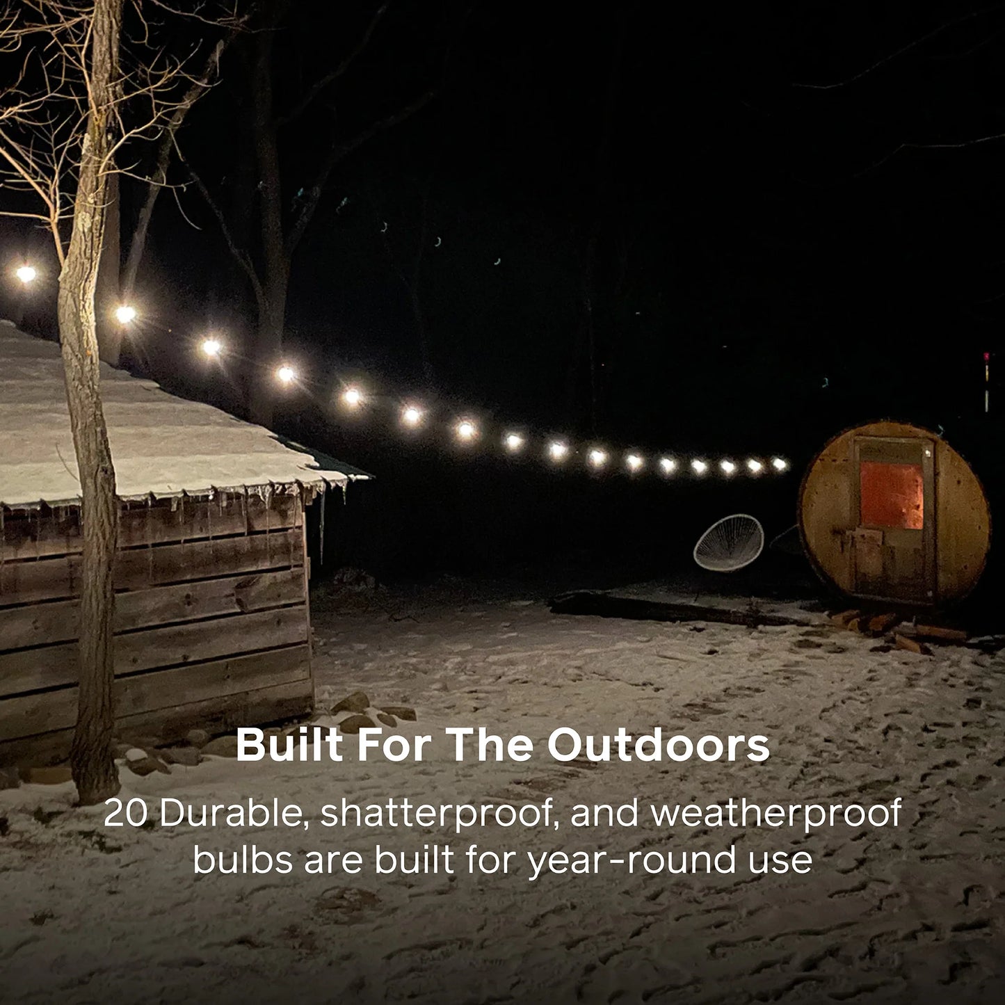 Biolite - Solar String Lights 44ft - Warm White