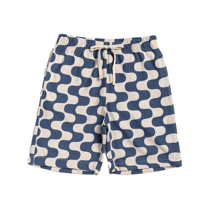 The Iced Latte | Retro Squiggle Men’s Pajama Shorts