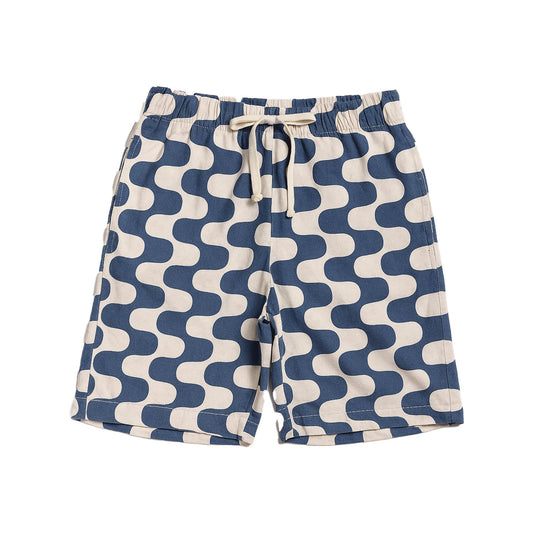The Iced Latte | Retro Squiggle Men’s Pajama Shorts