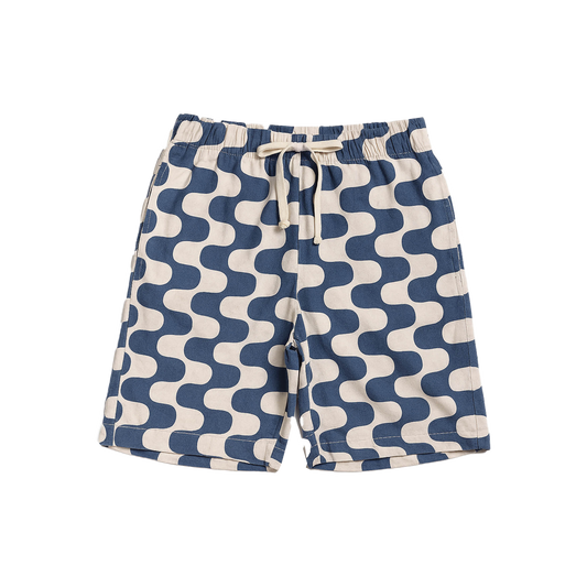 The Iced Latte | Retro Squiggle Men’s Pajama Shorts
