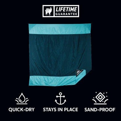 Grand Trunk - Parasheet Beach Blanket - Blue Lagoon