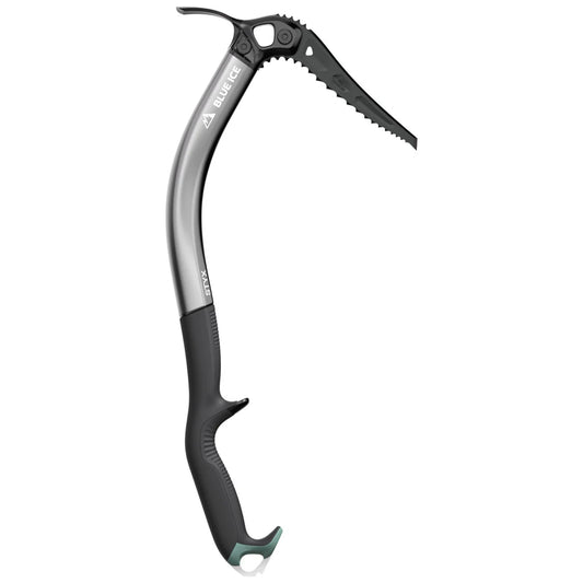 Ice axe with adze for ice climbing