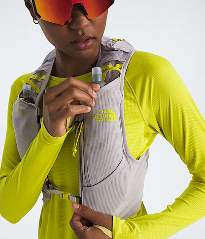 The North Face - Sunriser Run Vest 8 - Moonstone Grey/Sulphur Spring Green
