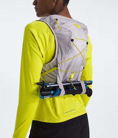 The North Face - Sunriser Run Vest 8 - Moonstone Grey/Sulphur Spring Green