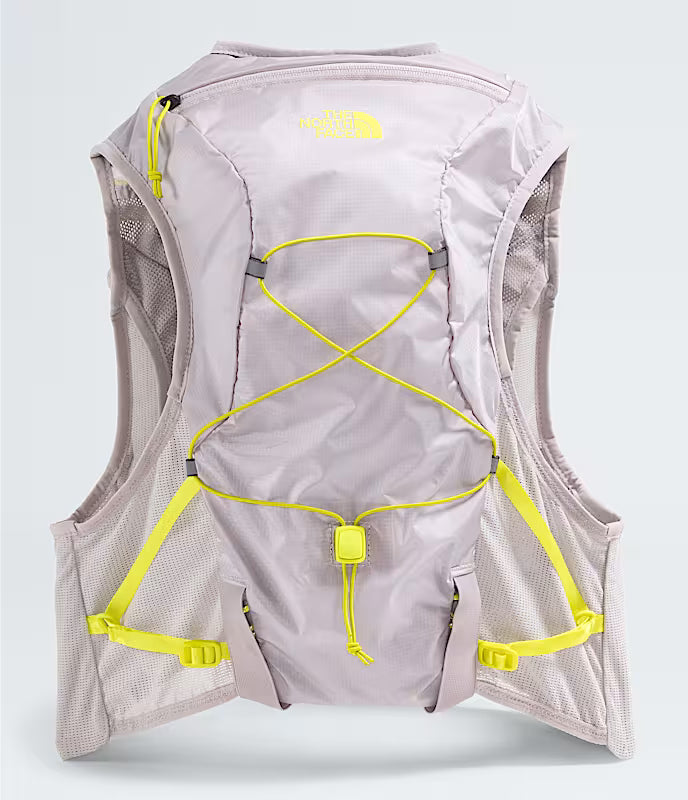 The North Face - Sunriser Run Vest 8 - Moonstone Grey/Sulphur Spring Green