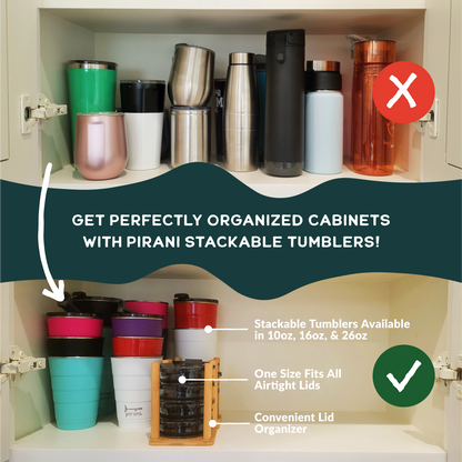 16oz Ombre Insulated Stackable Tumbler