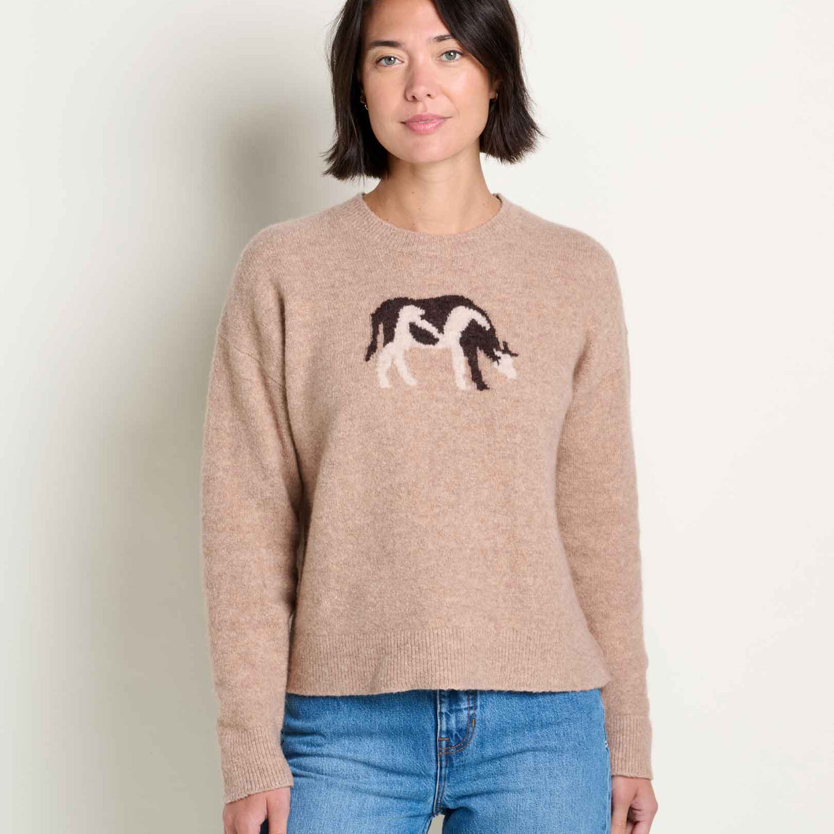 Toad and Co - Women's Wasatch Crew Sweater - Cattail Jacquard Pattern