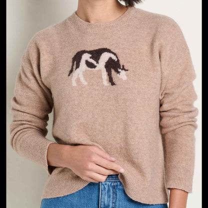 Toad and Co - Women's Wasatch Crew Sweater - Cattail Jacquard Pattern