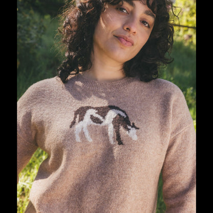 Toad and Co - Women's Wasatch Crew Sweater - Cattail Jacquard Pattern