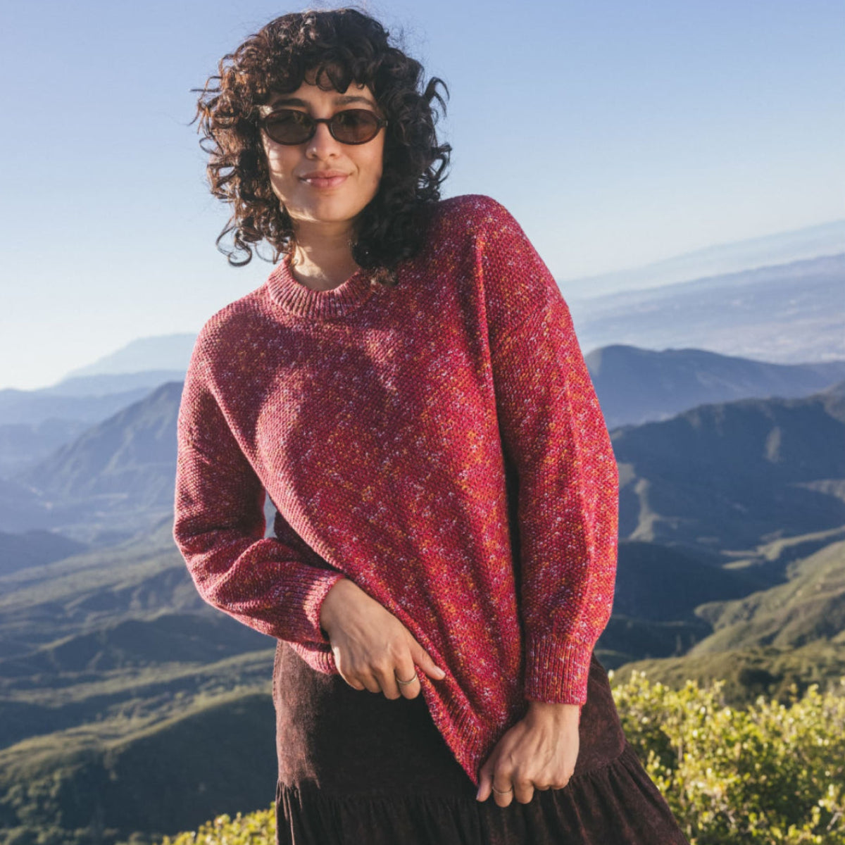 Toad and Co - Twigtree Crew Sweater - Beet