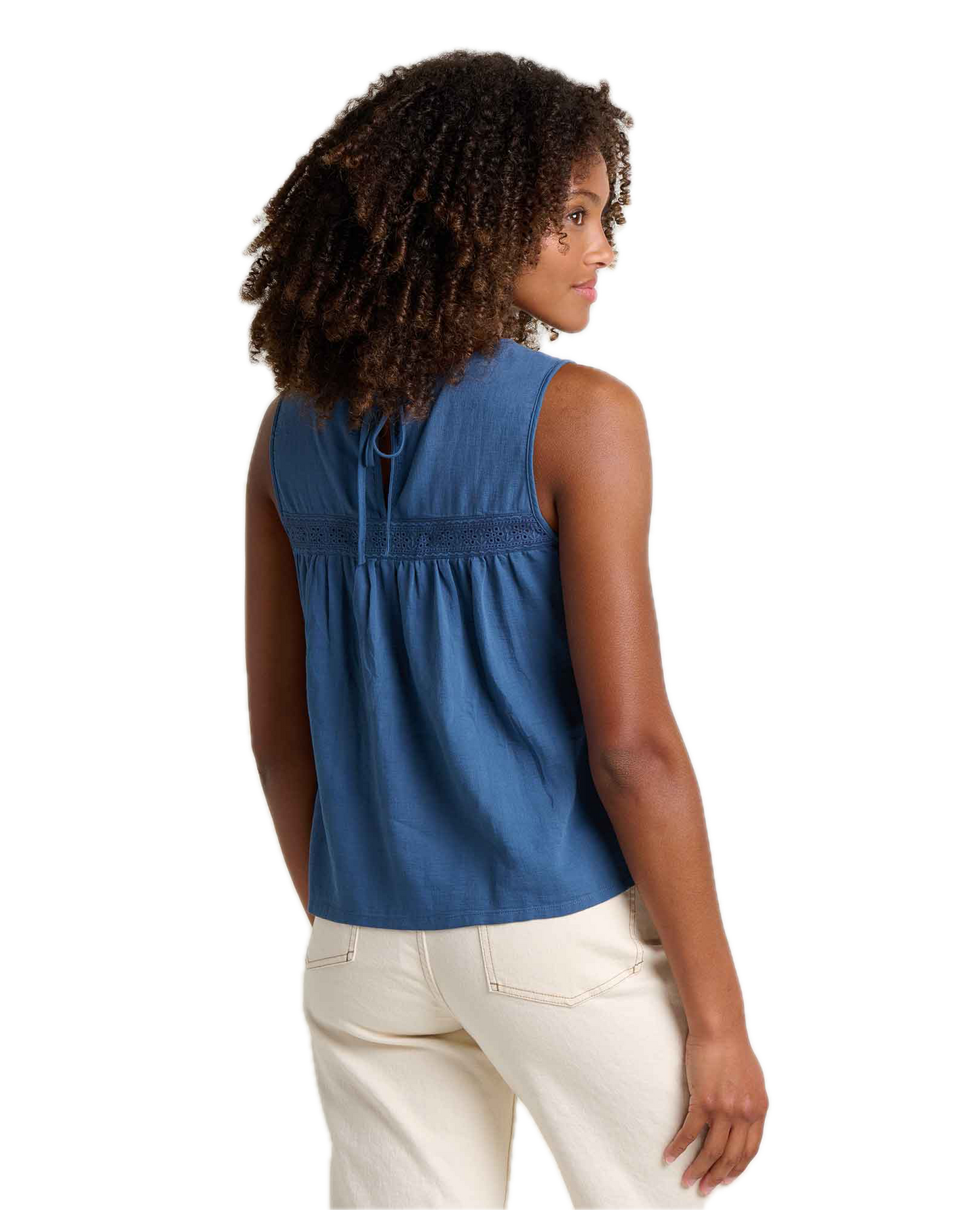 Toad and Co - Manzana Pin Tuck Tank - Canal