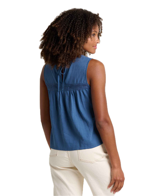 Toad and Co - Manzana Pin Tuck Tank - Canal