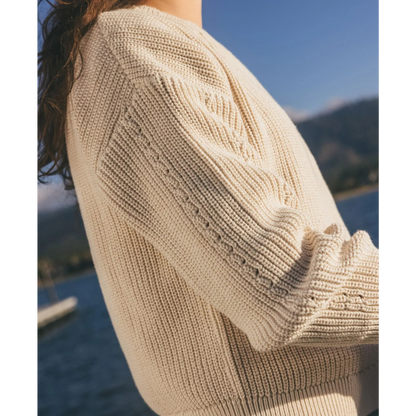 Toad and Co - Bianca Shaker Crew Sweater - Salt