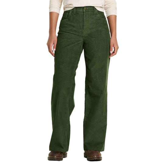 Toad and Co - Women's Coaster Cord Wide Leg Pant - Epidote