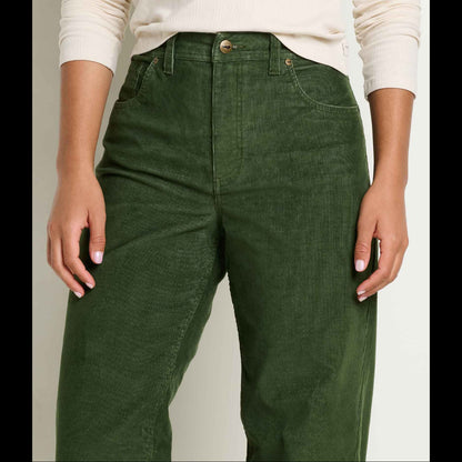 Toad and Co - Women's Coaster Cord Wide Leg Pant - Epidote