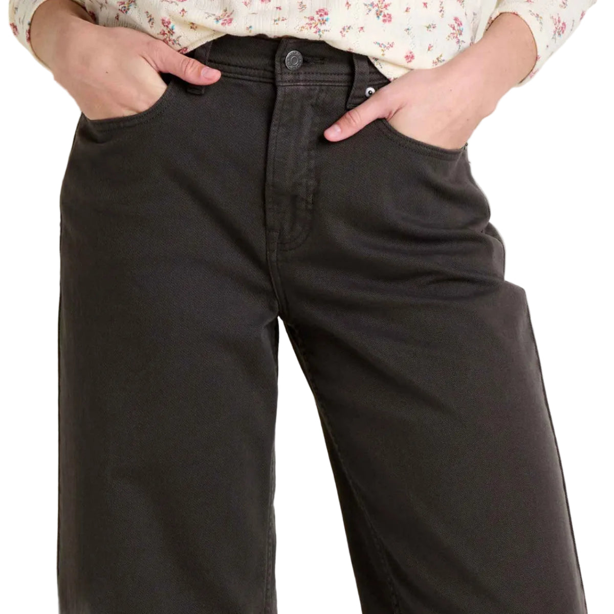 Toad and Co - Women's Tamarack Wide Leg Jean - Carbon
