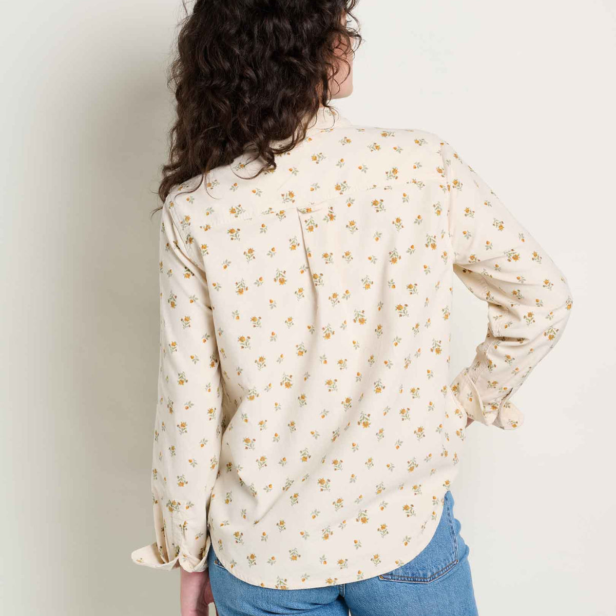 Toad and Co - Cattail Cord Long Sleeve Shirt - Salt Print