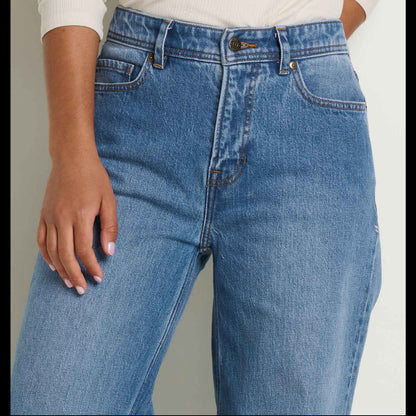 Toad and Co - Women's Tamarack Wide Leg Blue Jean - Tahoe