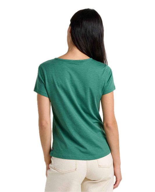 Toad and Co - Marley Short Sleeve V-Neck Tee - Palm