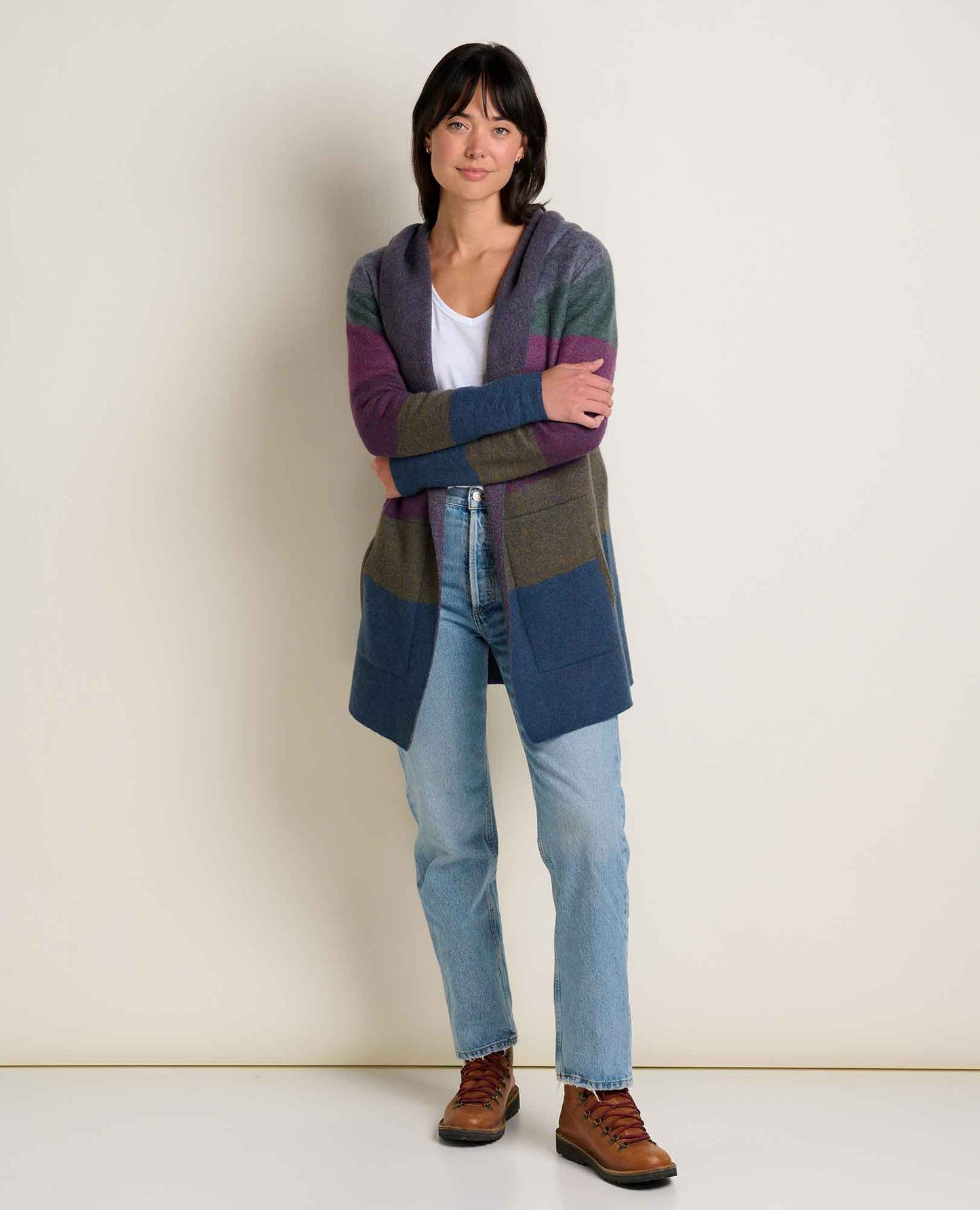 Toad and Co - Merino Heartfelt Hoodie - Midnight Landscape