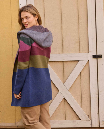 Toad and Co - Merino Heartfelt Hoodie - Midnight Landscape