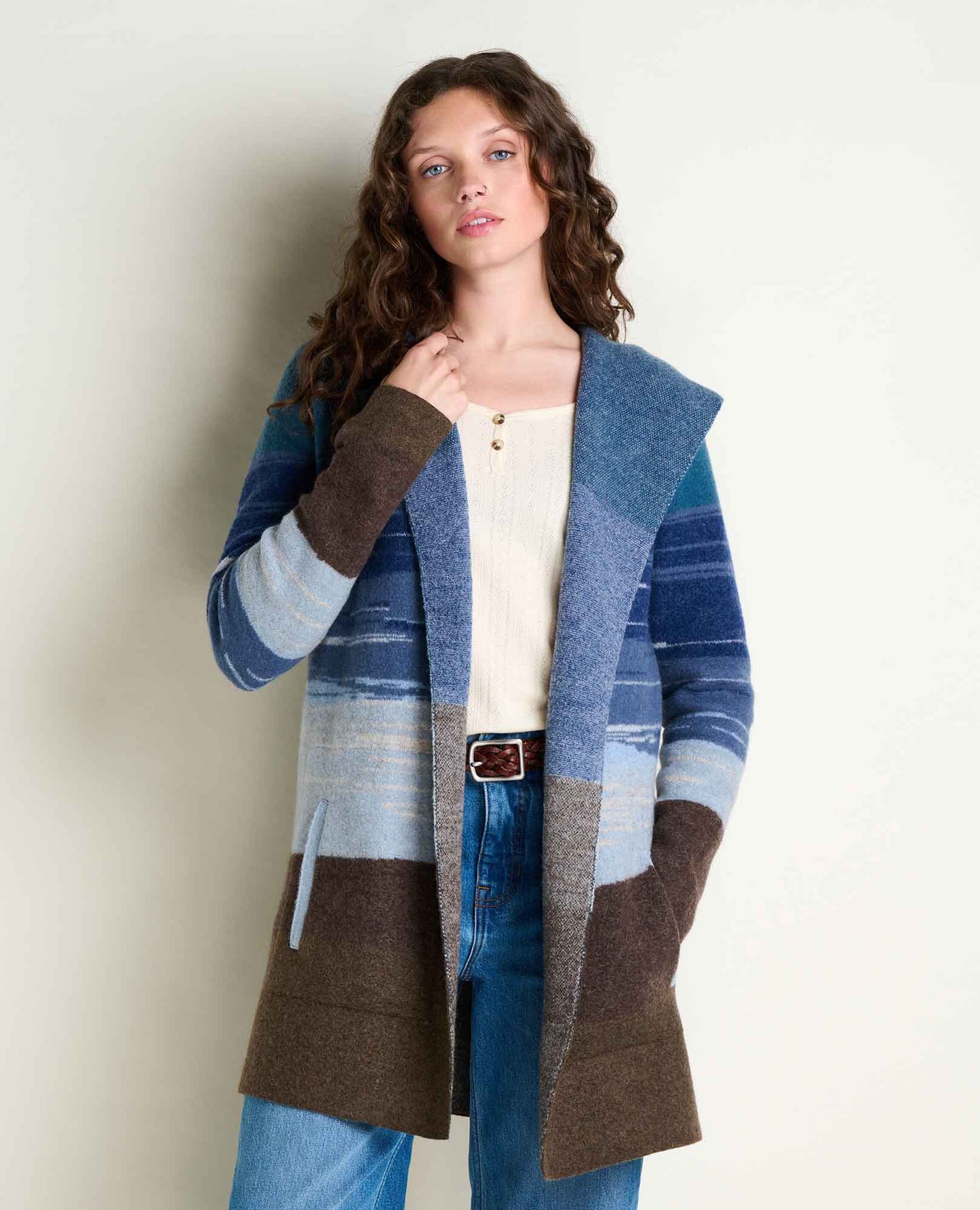 Toad and Co - Merino Heartfelt Hoodie - Twilight Pattern