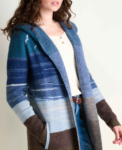 Toad and Co - Merino Heartfelt Hoodie - Twilight Pattern
