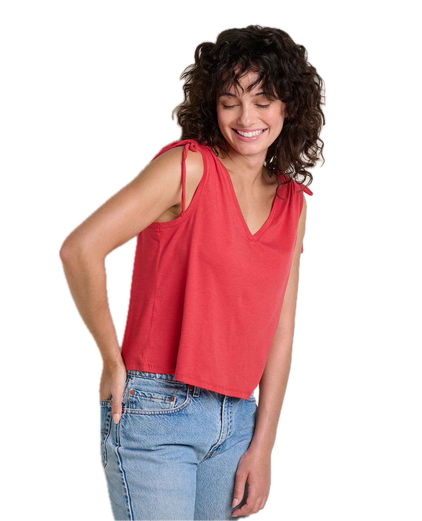 Toad and Co - Anza Cinch Tank - Crabapple