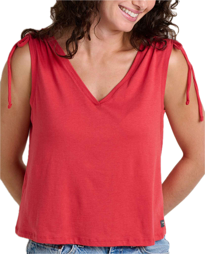 Toad and Co - Anza Cinch Tank - Crabapple