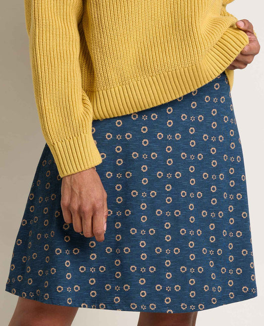 Toad and Co - Chaka Skirt - Midnight Star Geo Print