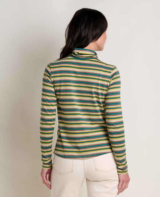 Toad and Co - Maisey Long Sleeve T-Neck - Barley Multi Stripe