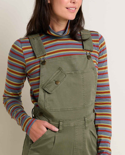 Toad and Co - Maisey Long Sleeve T-Neck - Burnt Henna Multi Stripe