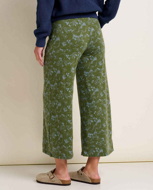 Toad and Co - Chaka Wide Leg Pant - Chive Sketch Print