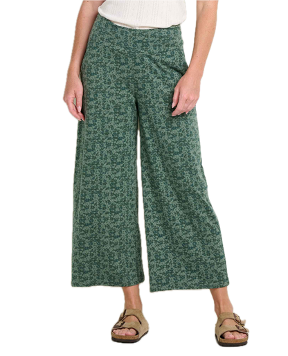 Toad and Co - Chaka Wide Leg Pant - Cilantro Print