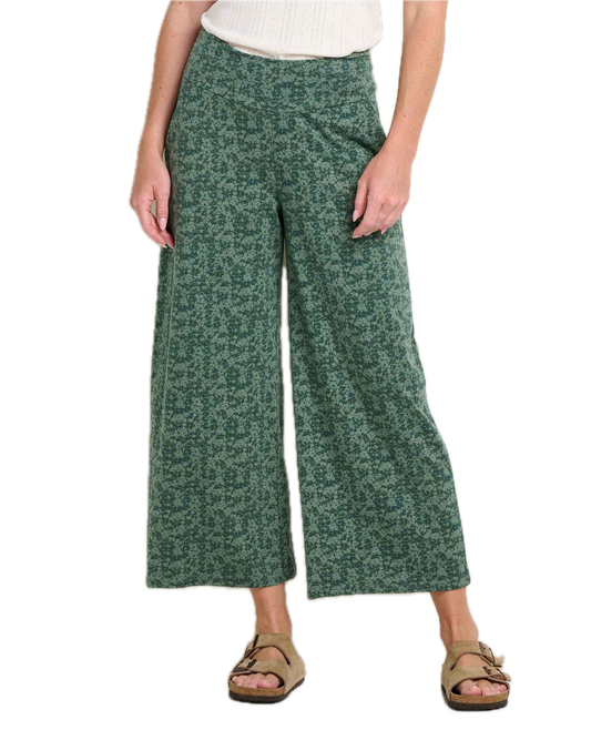 Toad and Co - Chaka Wide Leg Pant - Cilantro Print