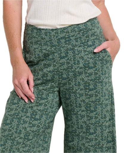 Toad and Co - Chaka Wide Leg Pant - Cilantro Print