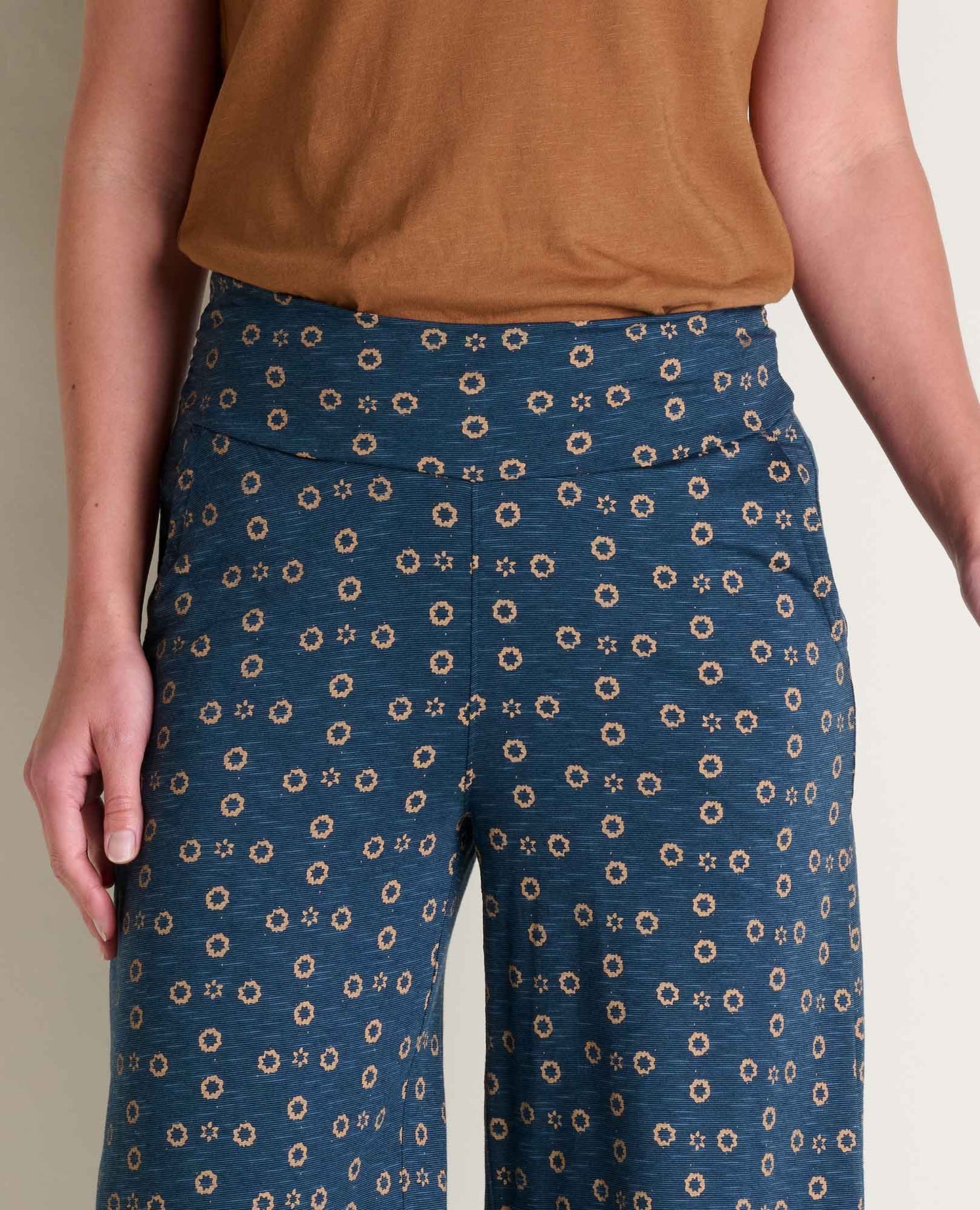 Toad and Co - Chaka Wide Leg Pant - Midnight Star Geo Print