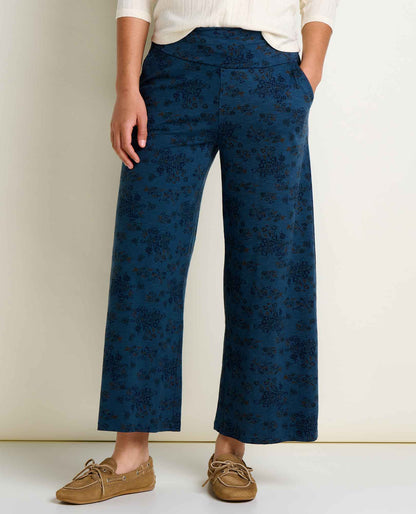 Toad and Co - Chaka Wide Leg Pant - Navy Print