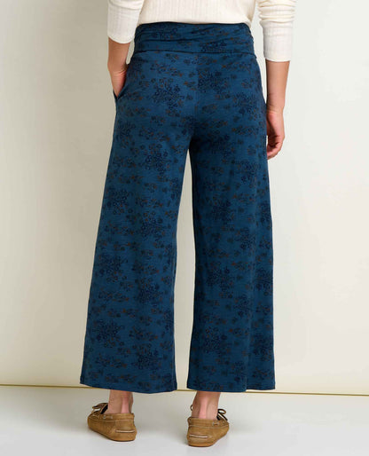 Toad and Co - Chaka Wide Leg Pant - Navy Print